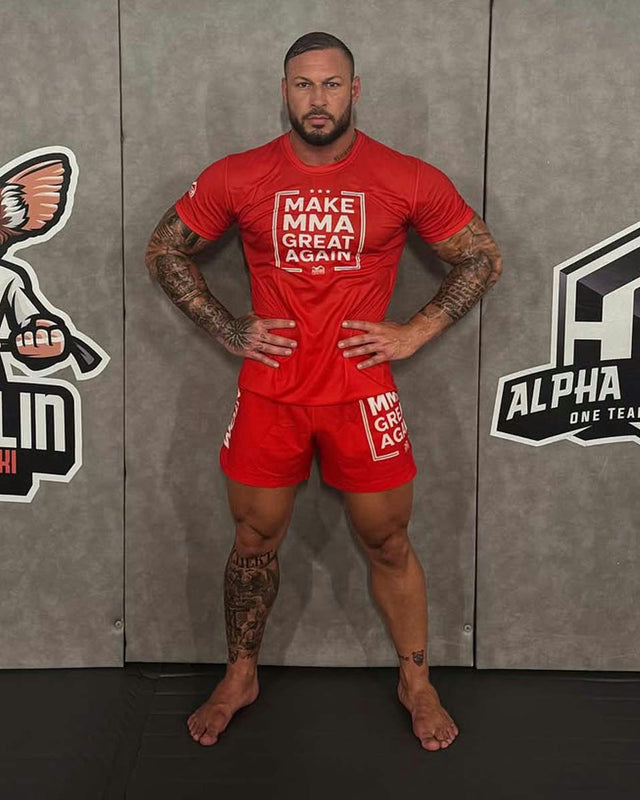 Phantom Athletics Trainingsshirt EVO Make MMA Great Again - Rood
