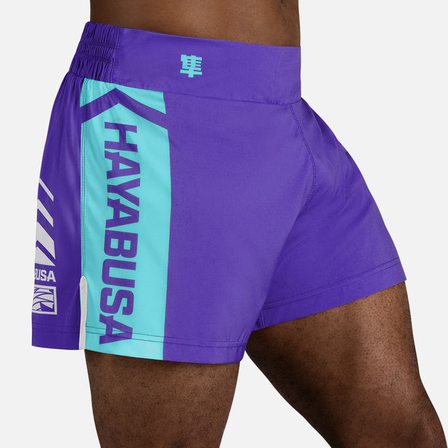 Hayabusa Muay Thai-shorts Icon – Lila/Vit