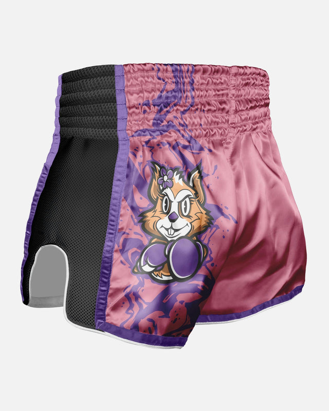 Pantalones de Muay Thai 8 WEAPONS Jenny - Rosa