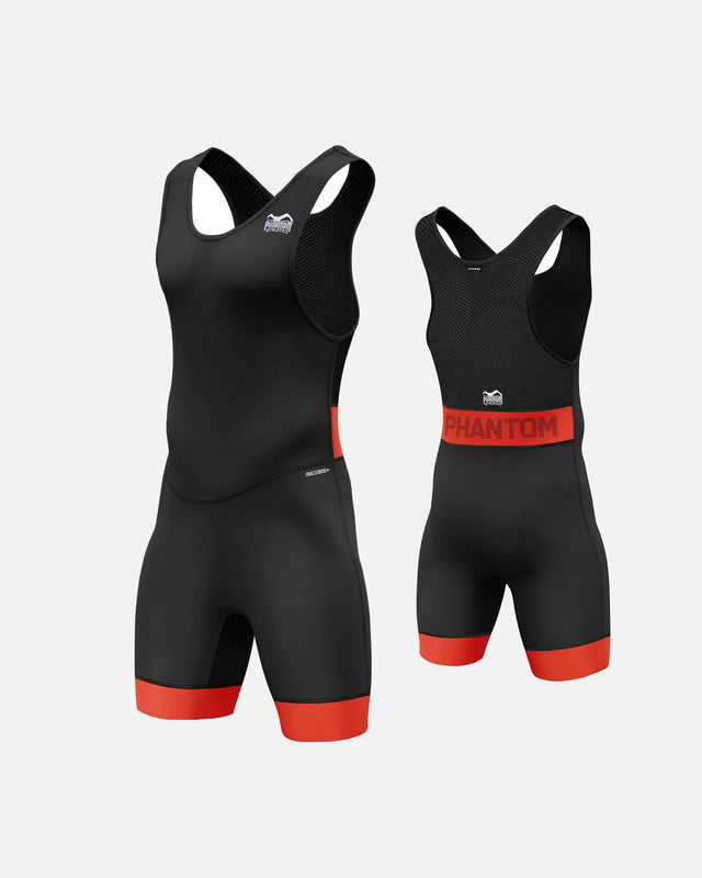 Phantom Athletics Ringershirt Storm Kinder – Schwarz/Rot/Schwarz/Blau