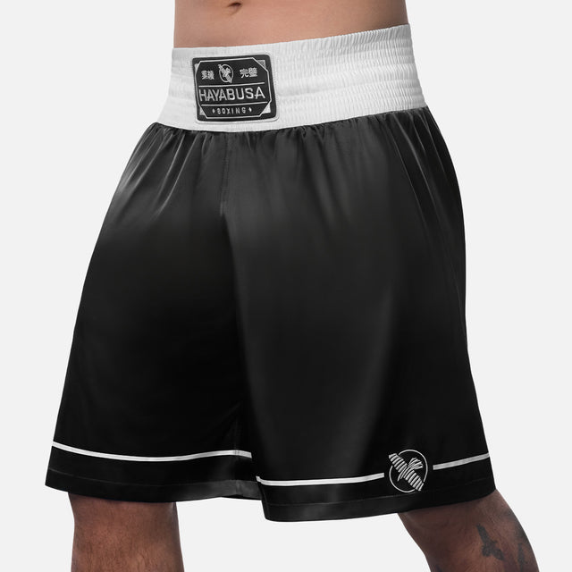 Pantaloncini da boxe Hayabusa Pro – Nero