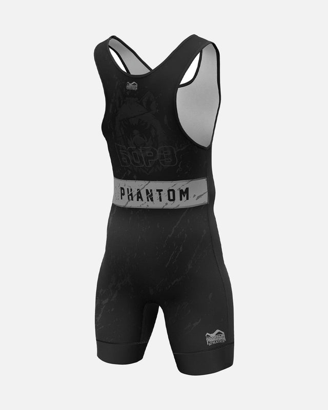 Singlet zapaśniczy Phantom Athletics EVO БОРЗ – Czarne