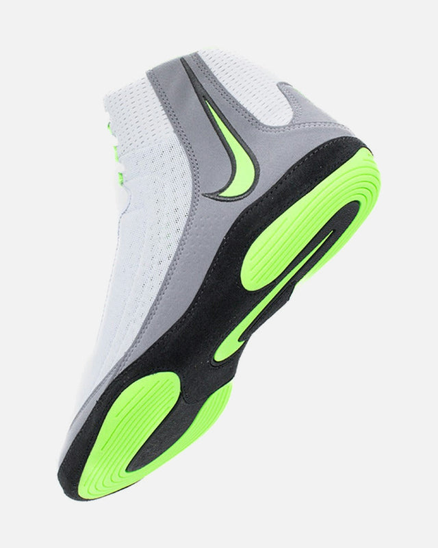 Botas de lucha Nike Inflict 4 – Gris/Blanco/Verde
