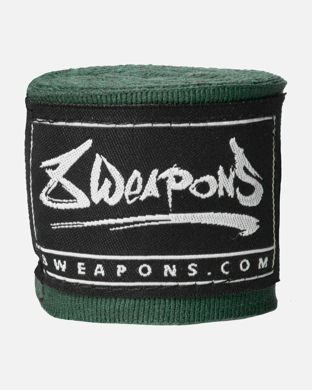 Bandaże bokserskie 8 WEAPONS – Ciemnozielone