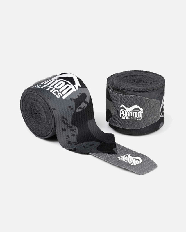 Bandaje de box Phantom Athletics Camo – Negru