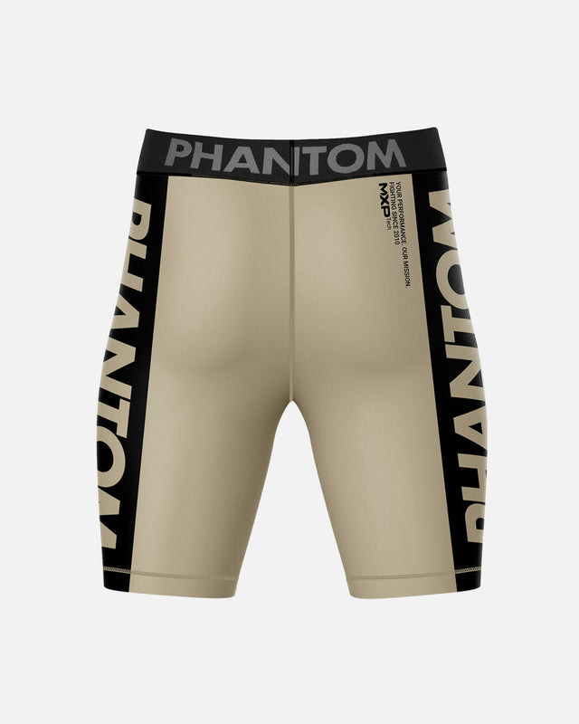 Pantaloncini a compressione Phantom Athletics Vector Apex – Sabbia