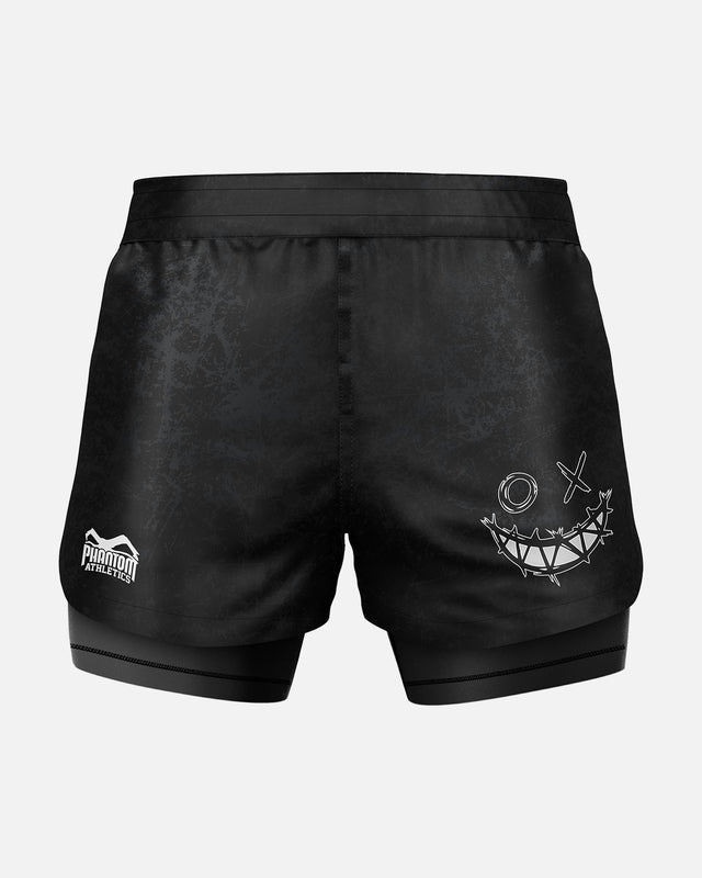 Phantom Athletics MMA-Shorts Fusion 2in1 Serious – Schwarz