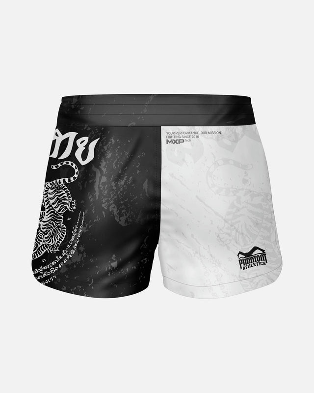 Phantom Athletics Muay Thai Shorts Fusion - Zwart/Wit