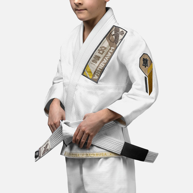 Kimono BJJ Hayabusa Ascend Bambini – Bianco