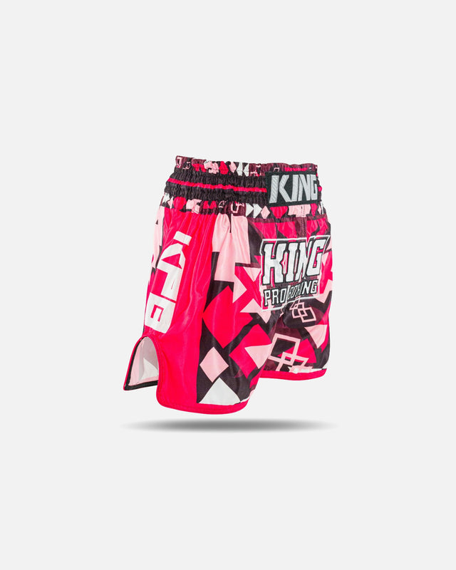 Pantaloni scurți Muay Thai King Pro Boxing Abstract