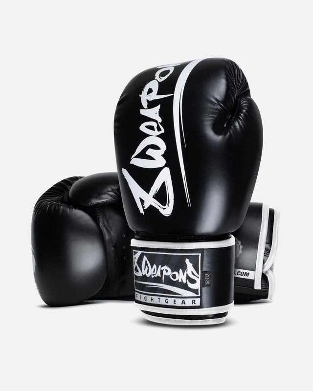 Mănuși de box 8 WEAPONS Unlimited 2.0 – Negru/Alb