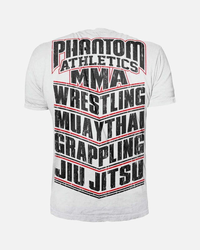Koszulka Phantom Athletics EVO MMA Sports – Biała