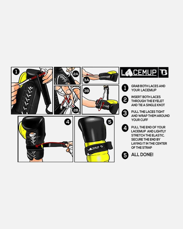 Booster Lacemup Snørebind til Velcro-konverter - Sort