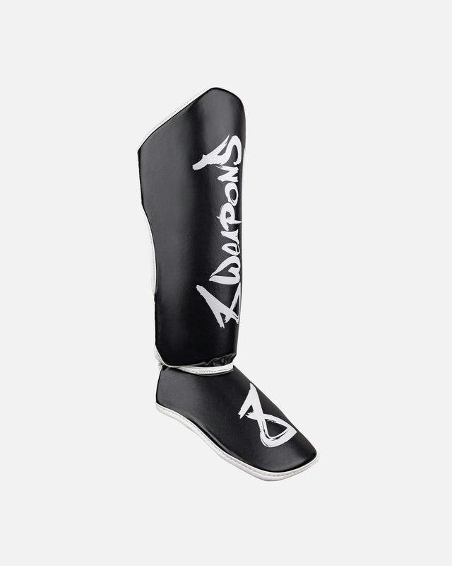 Espinilleras 8 WEAPONS Unlimited 2.0 – Negro/Blanco