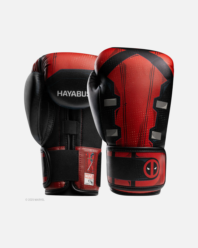 Boxerské rukavice Hayabusa x Marvel Deadpool – Červené/Černé