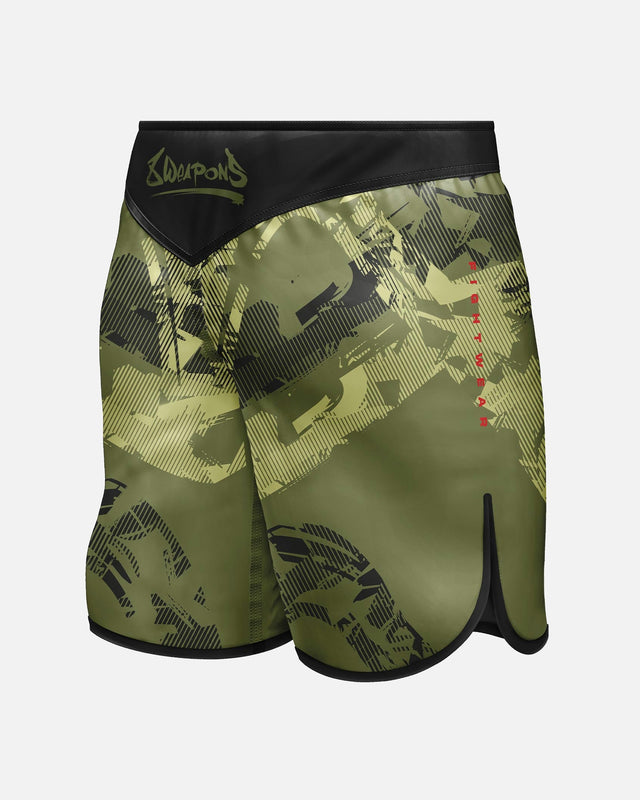 Pantaloncini MMA 8 WEAPONS Hit 2.0 – Oliva/Nero