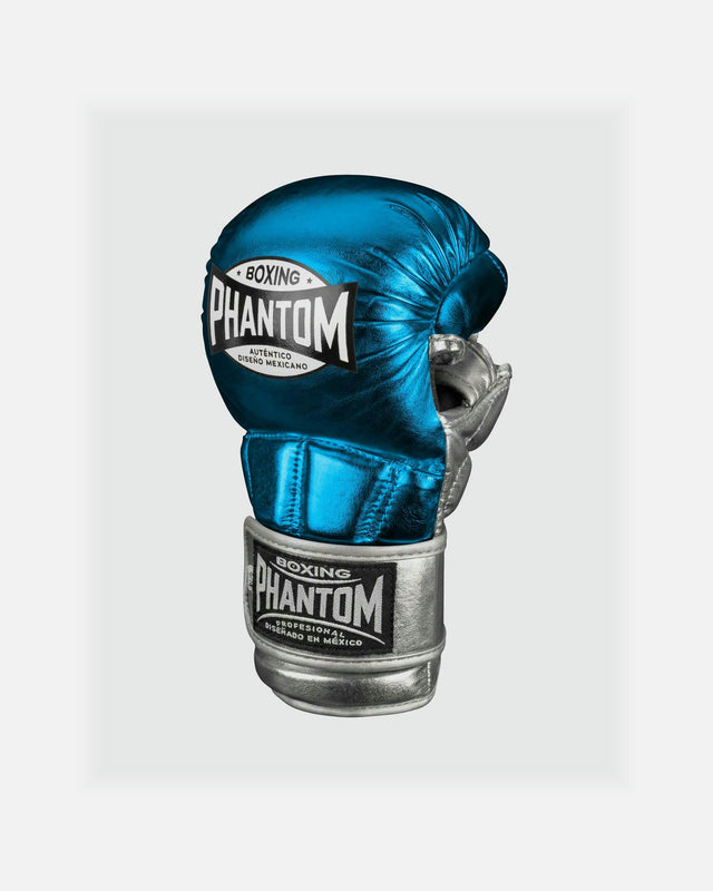 Phantom Athletics Mexico MMA Gloves – Light Blue/Silver