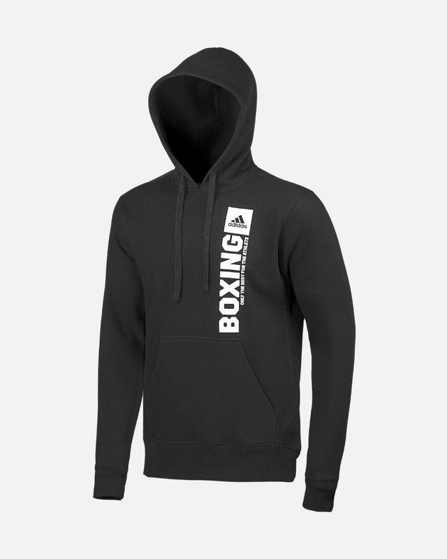 Adidas Hoodie Community Vertical Boxing - Sort/Hvid