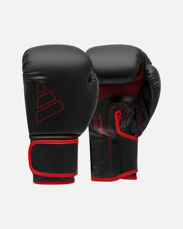 Guantes de boxeo Adidas Hybrid 80 – Negro/Rojo