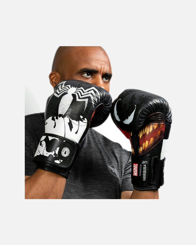 Hayabusa x Marvel Boxningshandskar Venom – Svart/Vit