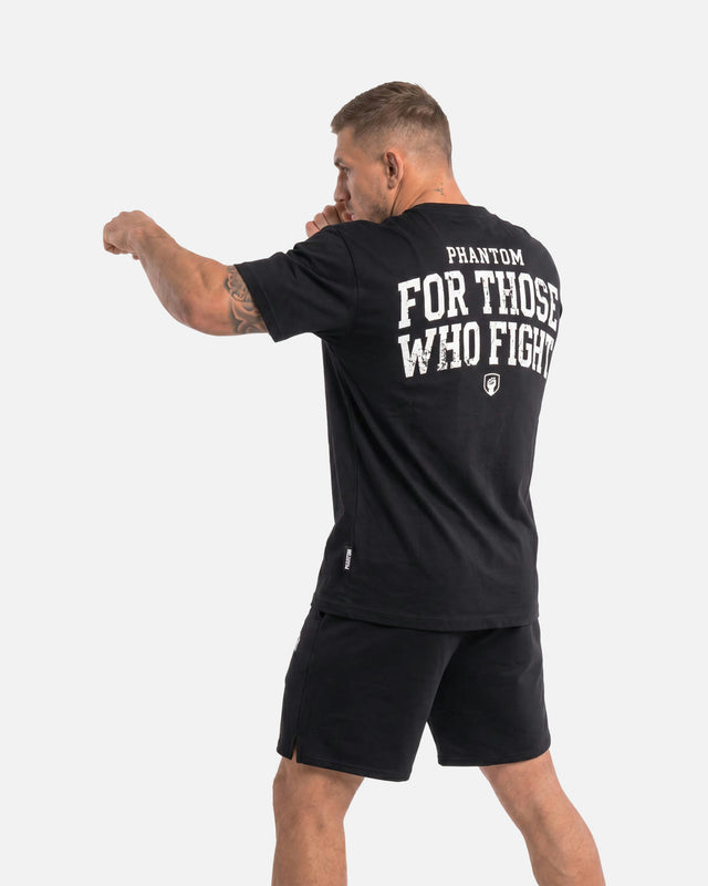 T-shirt Phantom Athletics FOR THOSE WHO FIGHT – Preto