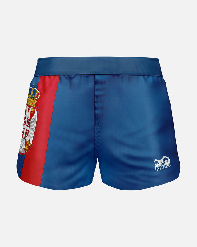 Phantom Athletics MMA-shorts Fusion-R Team Serbia – Röd/Vit/Blå