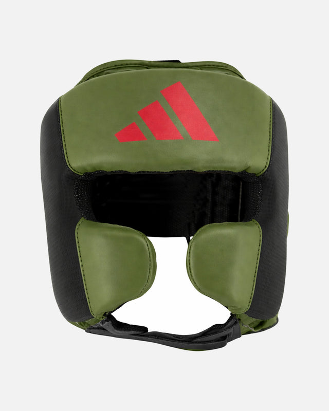 Casco da boxe Adidas Power 50 – Verde/Rosso
