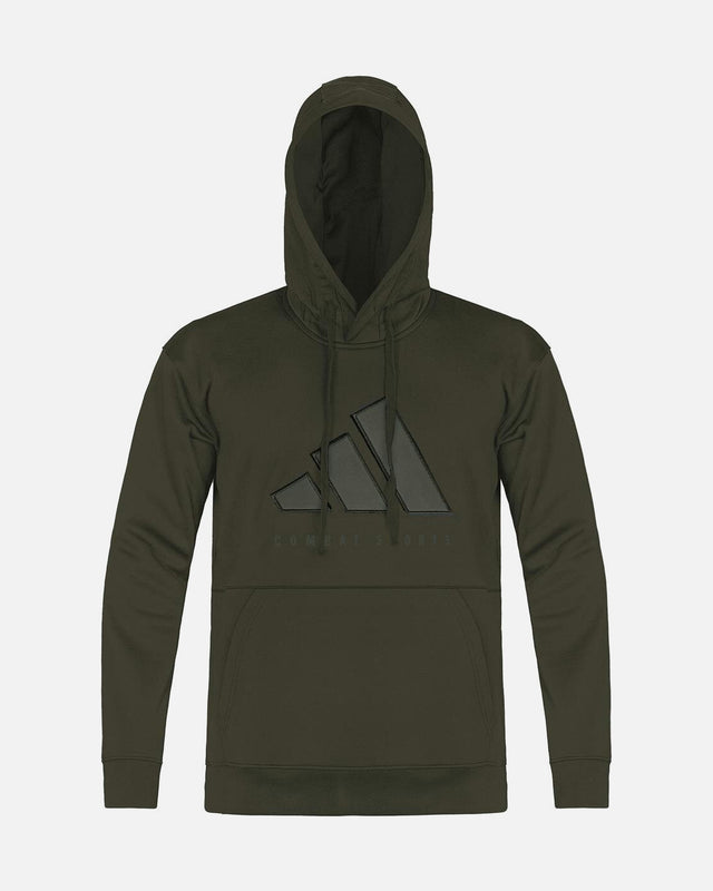Sweat à capuche Adidas Tech Line – Vert olive