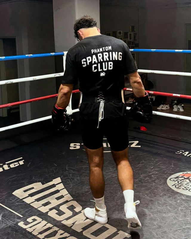 Tricou Phantom Athletics T-Shirt Sparring Club Oversize Heavy – Negru