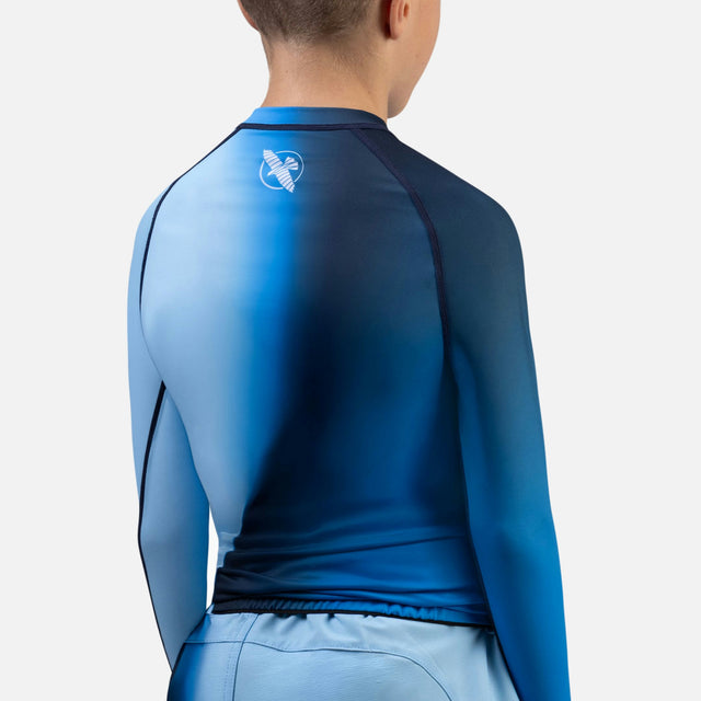 Rashguard Hayabusa Apex Nova Maniche Lunghe Bambini - Blu