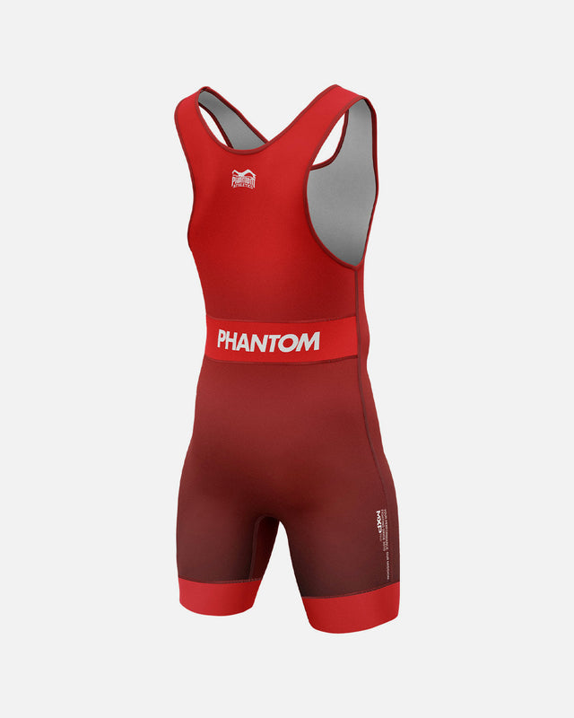 Phantom Athletics Worstelsinglet Apex - Rood