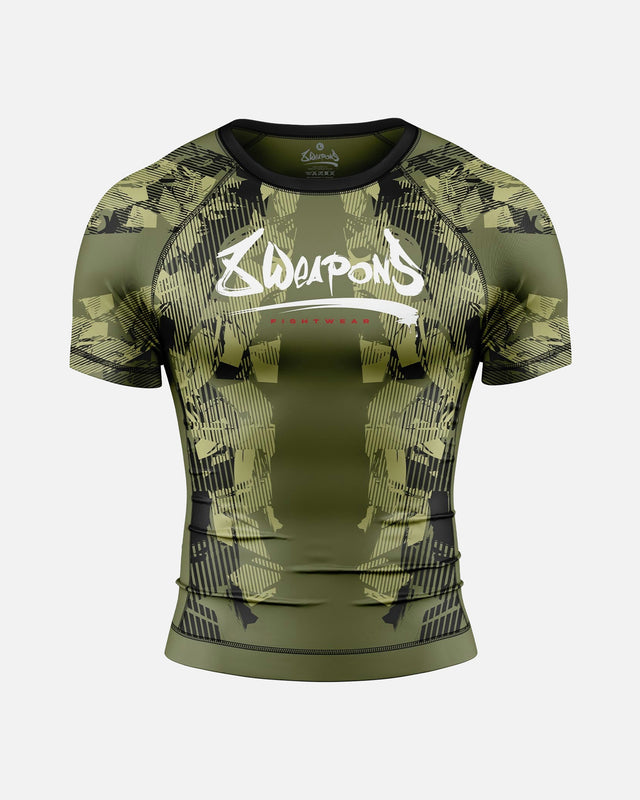Rashguard 8 WEAPONS Hit 2.0 – Oliwkowy/Czarny