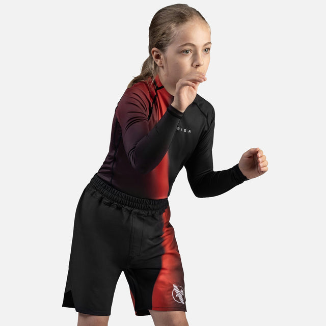 MMA trenky Hayabusa Apex Nova – Dětské – Červené