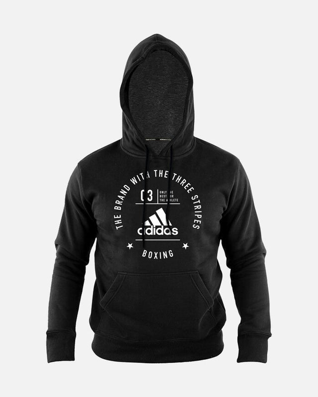 Adidas Hoodie Community Boxing - Zwart/Wit