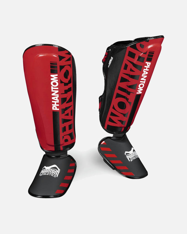 Phantom Athletics Skinnebensbeskyttere APEX Striking – Rød