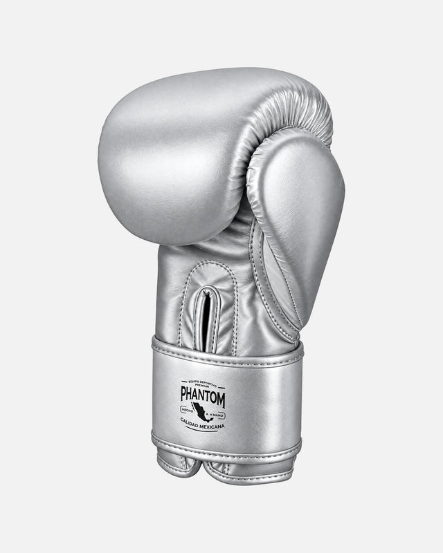 Boxerské rukavice Phantom Athletics Mexico Titan – Stříbrné