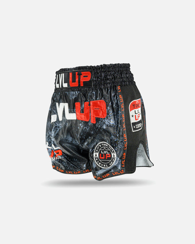 Pantalones de Muay Thai LVL UP Stadium – Negro
