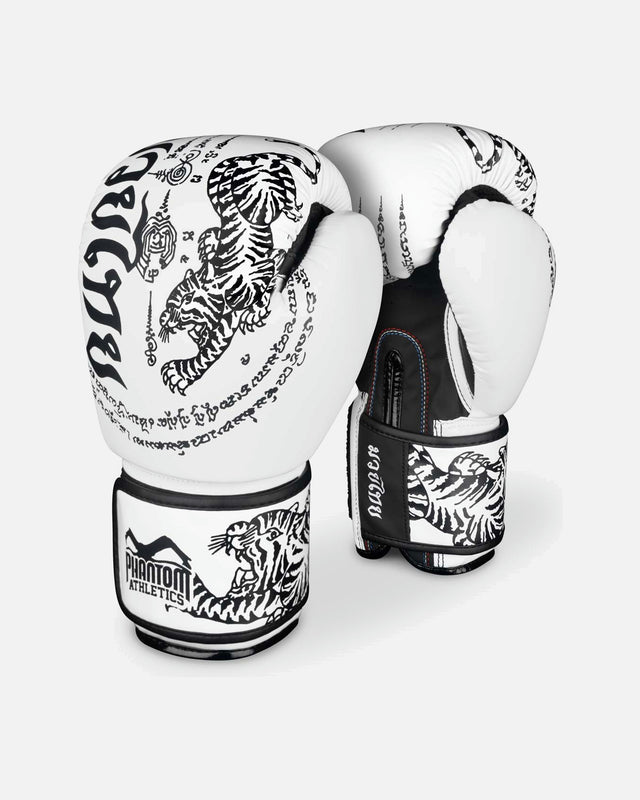 Mănuși de box Phantom Athletics Muay Thai – Alb