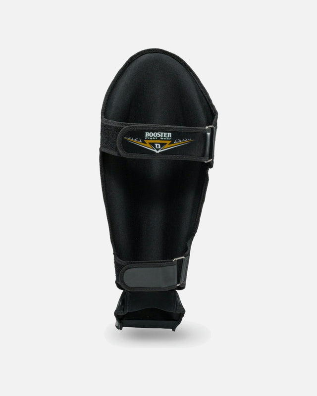 Espinilleras Booster Warrior – Negro