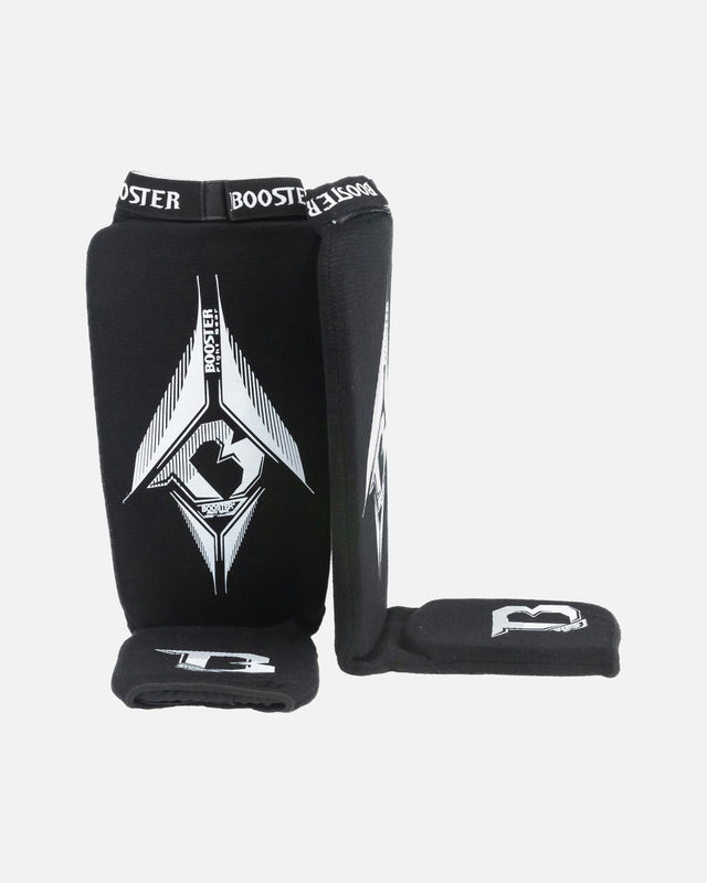 Booster Skinnebensbeskyttere AMSG Pro - Sort