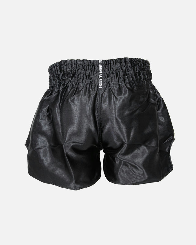 Pantaloncini Muay Thai Booster Plain V2 – Nero