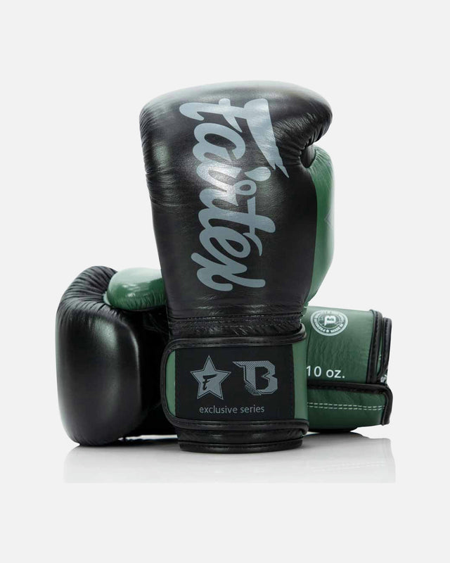 Boxerské rukavice Fairtex FXB V2 – Zelené