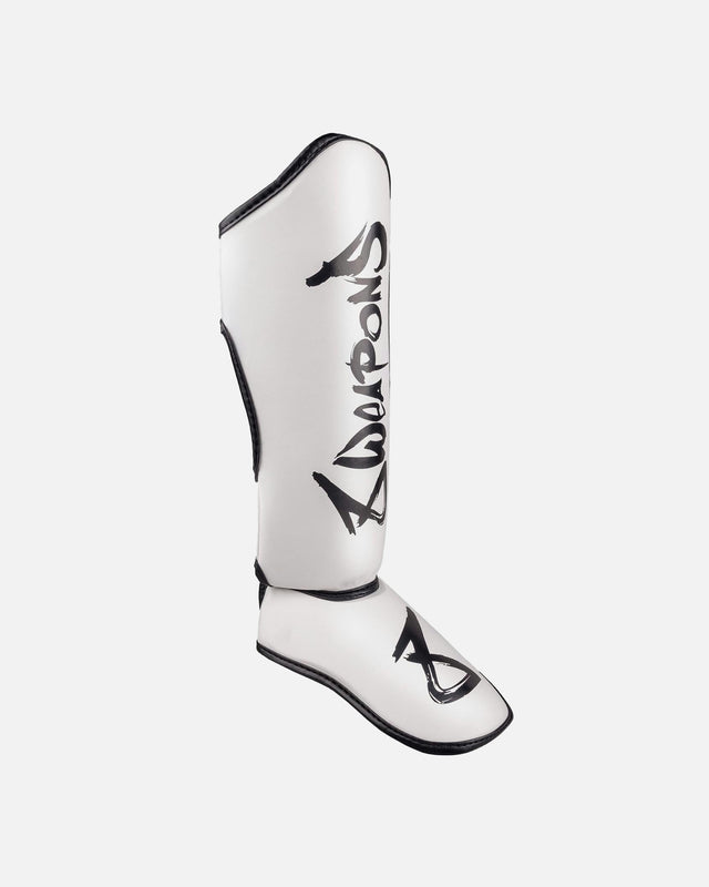Espinilleras 8 WEAPONS Unlimited 2.0 – Blanco/Negro
