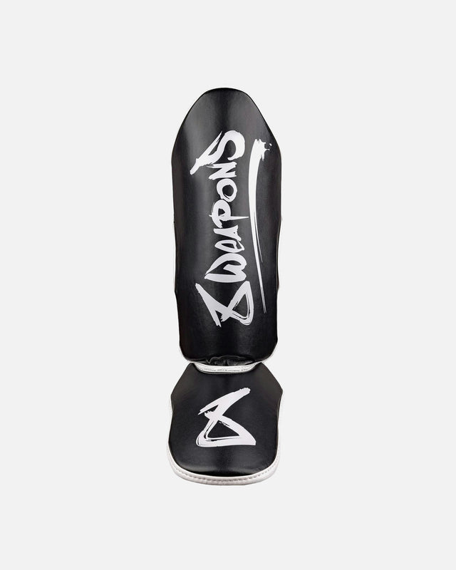 Espinilleras 8 WEAPONS Unlimited 2.0 – Negro/Blanco