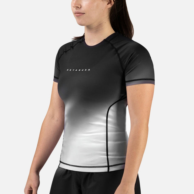 Rashguard Hayabusa Apex Nova Korte Rękaw Damskie – Szare