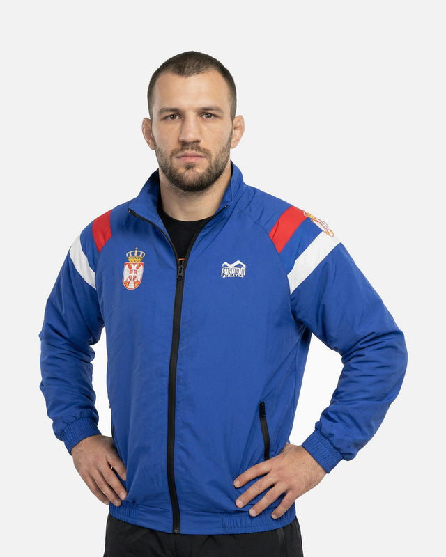 Phantom Athletics Trainingsjas DMC Team Serbia - Blå/Röd/Vit