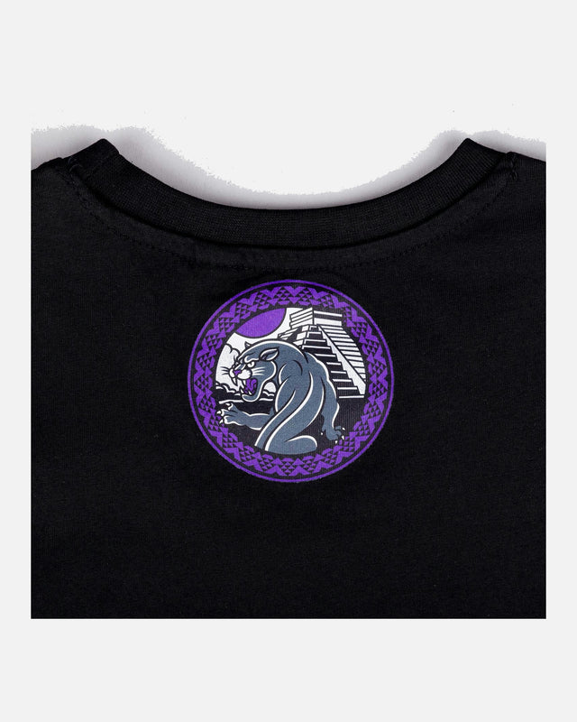 Triko 8 WEAPONS Beastial Panther – Černé/Fialové
