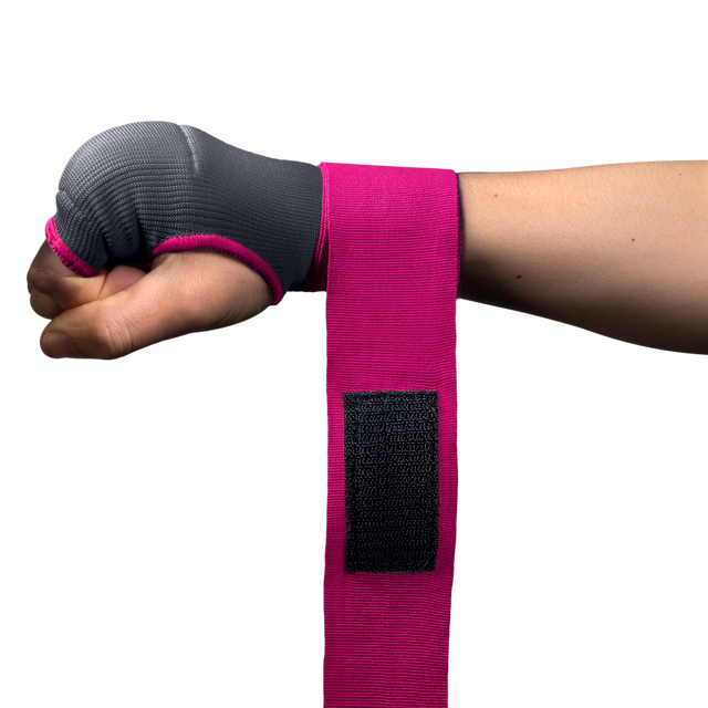 Sous-gants Hayabusa Quick Gel – Gris/Rose