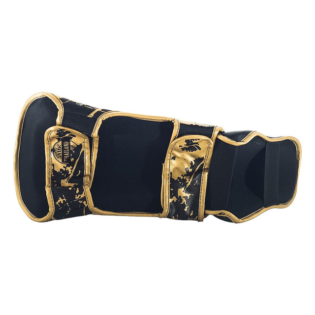 Paratibie da kickboxing Booster Marble Bambini – Nero/Oro