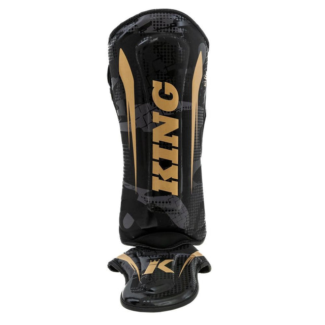 Tibiere King Pro Boxing Shogun – Negru/Auriu